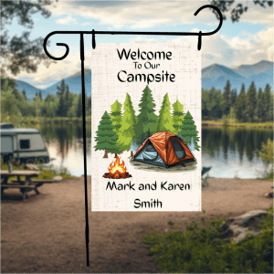 Welcome to Our Campsite Tent – Custom style