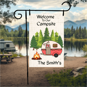 Welcome to Our Campsite Trailer – Custom styled