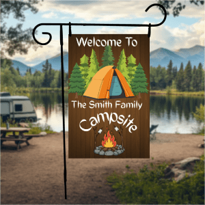Welcome to “The Smith Family” Campsite Tent – Custom styled