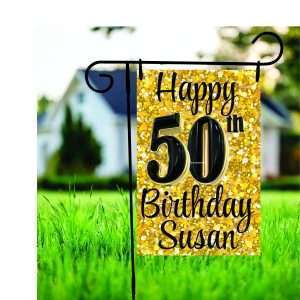 Happy 50th Birthday "Custom Name" - styled
