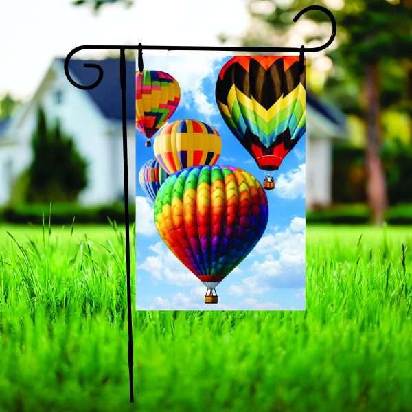 Bright Hot Air Balloons in the Sky - styled